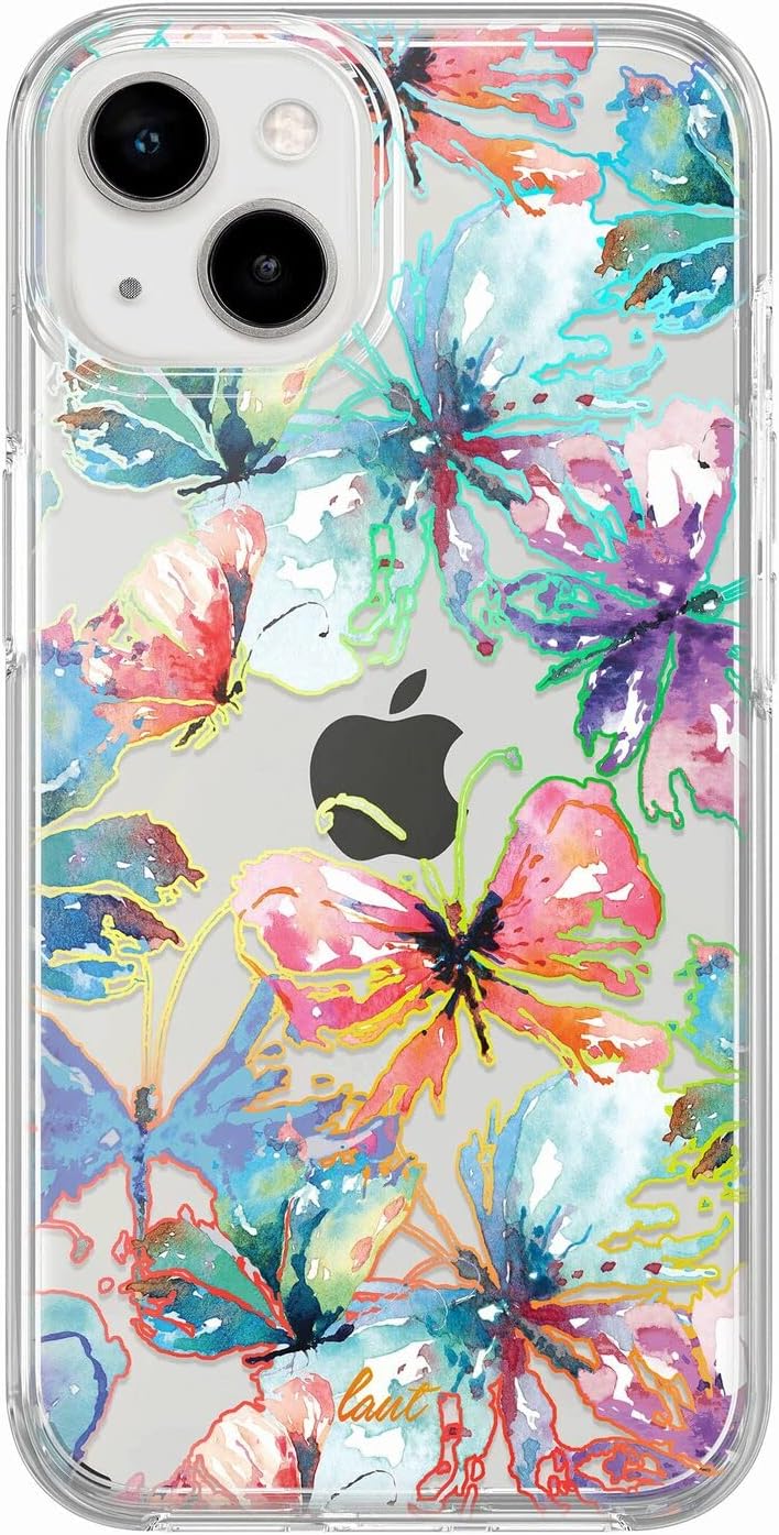LAUT - Crystal Palette case Compatible with iPhone 14 (6.1") - Butterfly