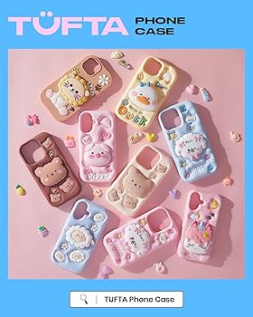 Amazon.com: TUFTA Kawaii 3D Pig Pop-Up Stand and Grip Phone Case