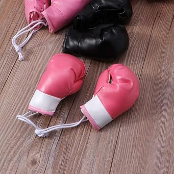 Mini Boxing Gloves Miniature Boxing Accessories Hanging Boxing Bag Gloves Decorative Boxing Toys for Home Car Christmas Boxing Party Decor
