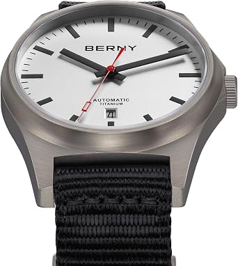 BERNY Automatic Titanium Watch for Men 10ATM Waterproof Super Luminous