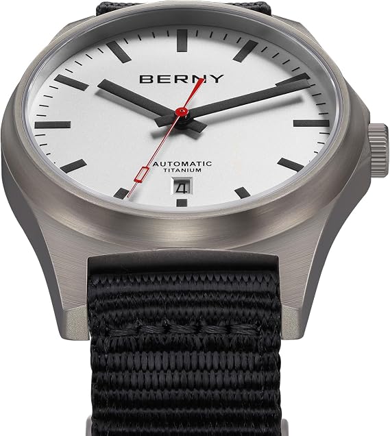 BERNY Automatic Titanium Watch for Men 10ATM Waterproof Super Luminous