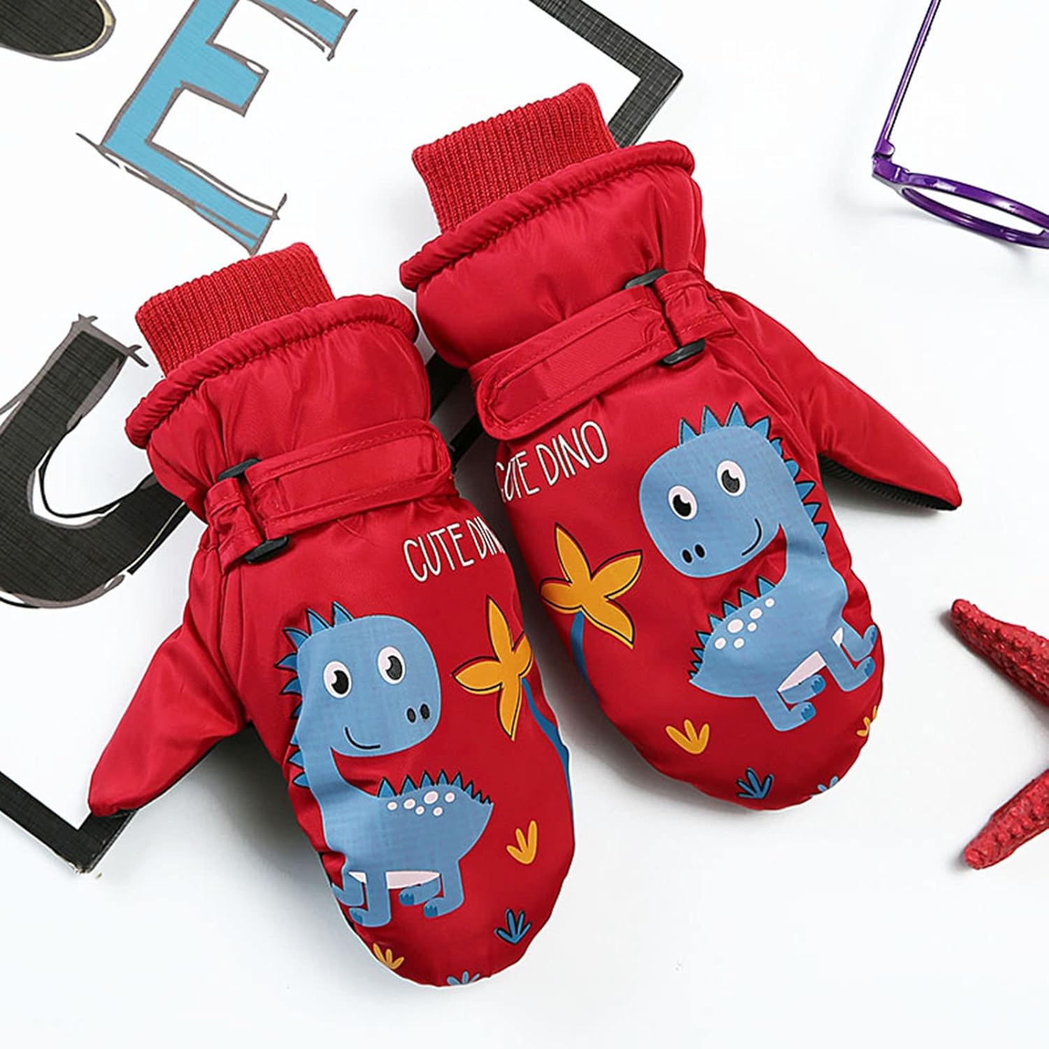 Ski Gloves for Boys Girls Snow Ski Gloves Wool Snow Gloves Gloves Children Snowboarding: Clothing, Shoes & Jewelry