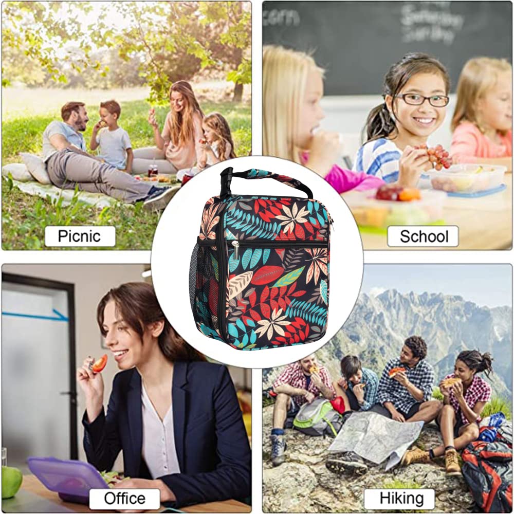 Sac isotherme pliable, sac isotherme réutilisable, sac de pique-nique en plein air, isolé froid et chaud, sac à déjeuner isotherme 6L, sacs isothermes pour le travail, l'école, le déjeuner, le pique