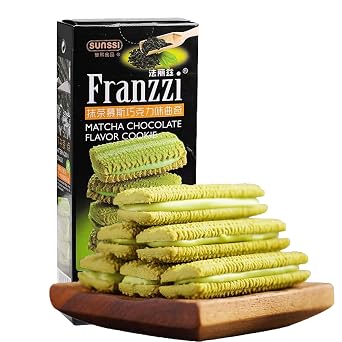 BKSUAIWU Chocolate Cookies,4.05oz/115g,Instant Biscuits,Casual Cookies matcha