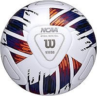Wilson NCAA Vivido Soccer Ball Size 5 - Official NCAA Championship Match Ball with Visual Spin Tech & Precise Control