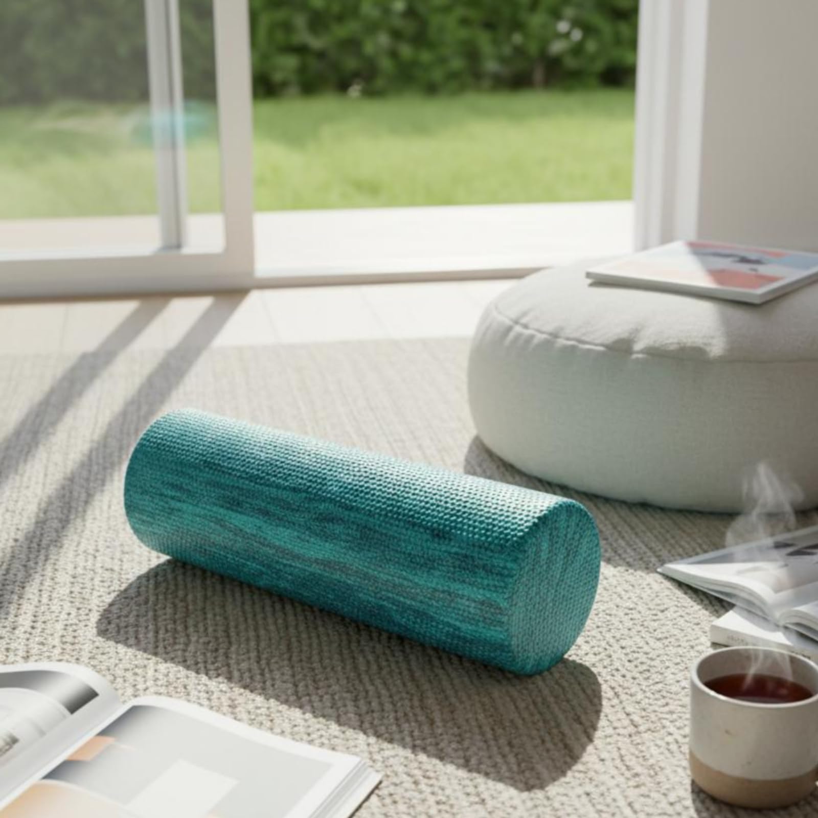 Foam Roller Superficie Testurizzata Rullo in Schiuma Portatile Attrezzatura Fitness