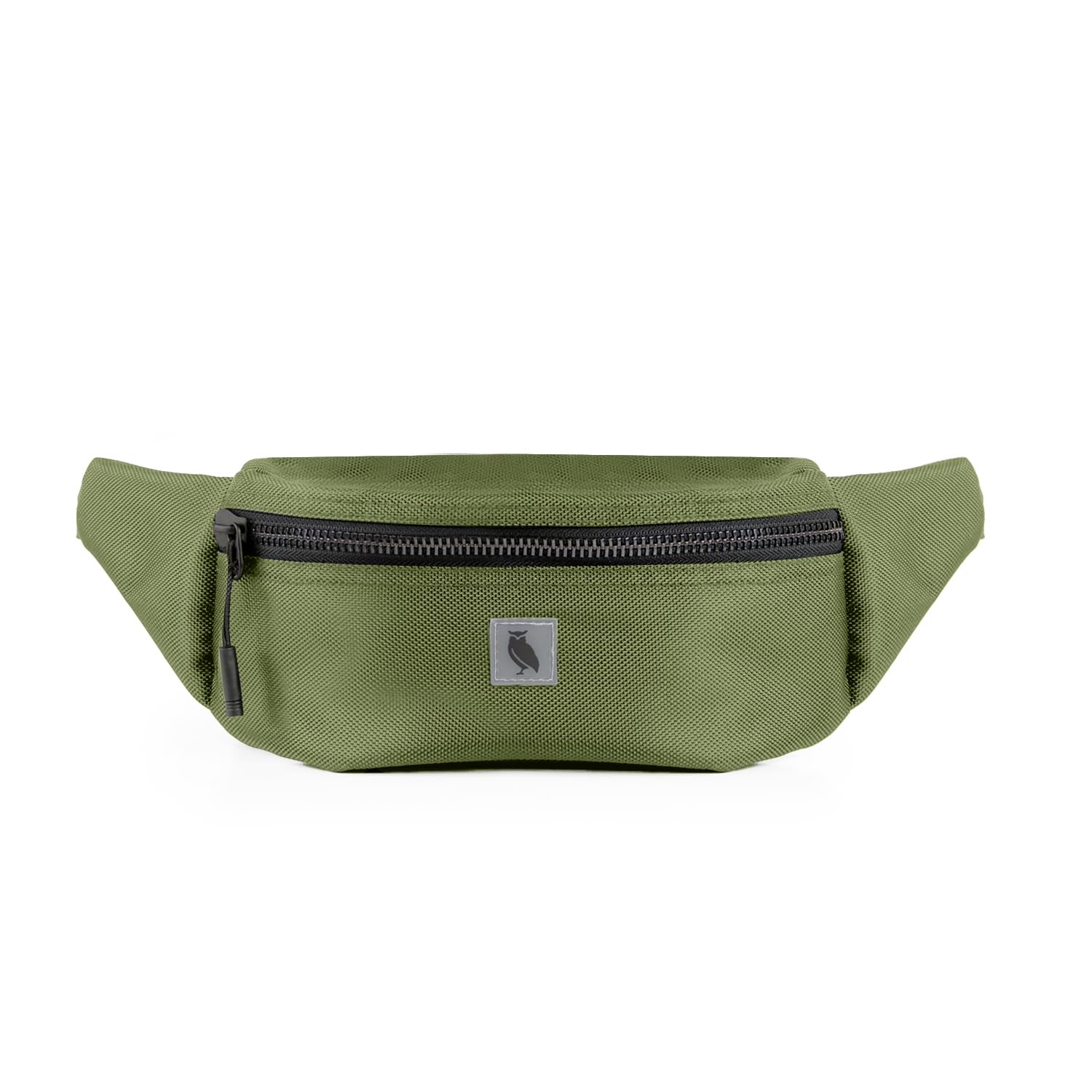 Waist Pack Bag Fanny Pack for Men & Women with Adjustable Strap, Zipper Pocket, Polyester Crossbody Belt Bag for Travel, Hiking, Camping, Outdoor Sports Stad (Olive)-image-15