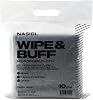 Nasiol Wipe&Buff Microfiber Ceramic Coating Application Cloth 10 Pack, Featherproof Detailing Cloth, Double Sided In-Vehicle Maintenance, Cleaning Cloth