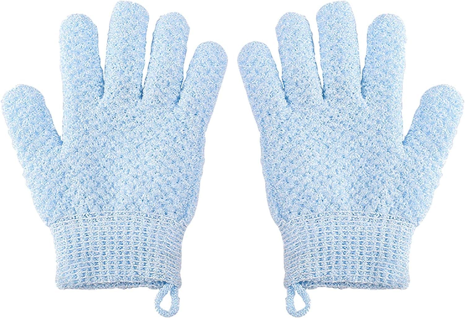 AVMPHD Peeling Gloves Scrub Towel - Bath Mubbad Peeling Rub, Back Scrub, Five Rub Finger Scrub Gloves, Neck Gloves-image-9