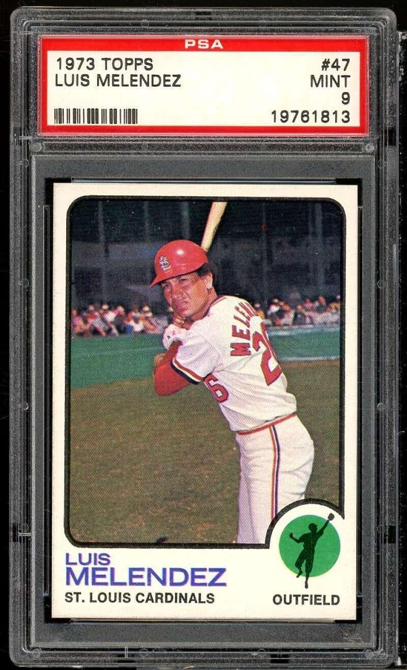 Luis Melendez Card 1973 Topps #47 PSA 9 - Slabbed Baseball Cards