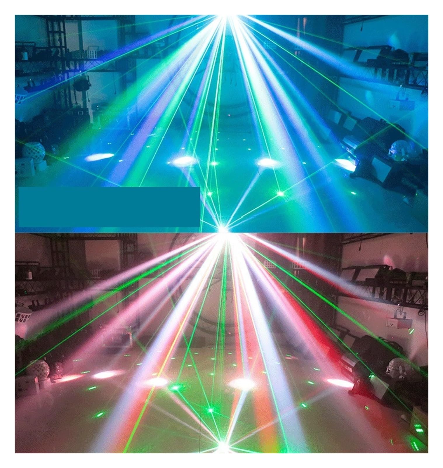 LED Bühne Effekt Projektor for DJ Disco Party Weihnachten Urlaub Sound Beleuchtung Starry Sky Neue Jahr Lampe Ball Für Partys und Clubs(With Remote)