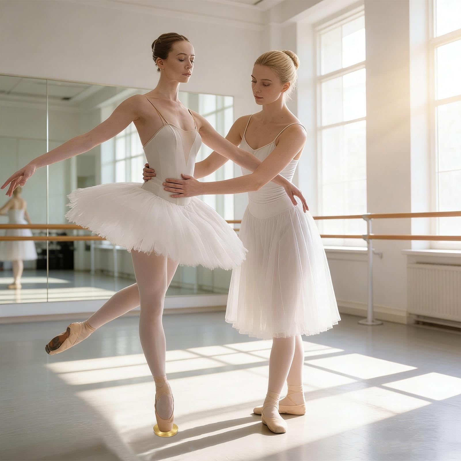 Disco girevole in metallo per balletto - Attrezzature per allenamento per balletto e bilanciamento | Disco da allenamento in alluminio e per adulti, p