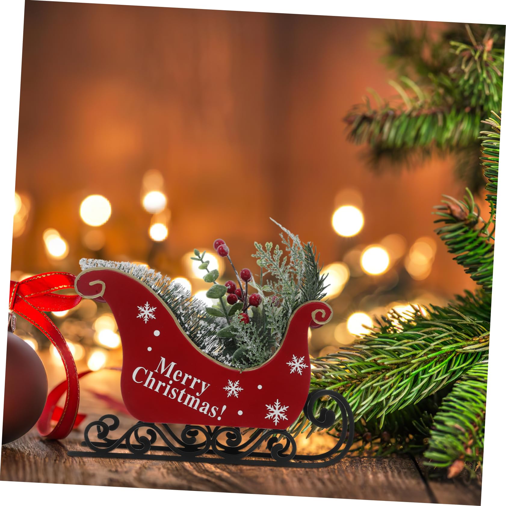 SEWACC Adorno De Mesa Navideño De Decoración De Navidad para Oficina Casa y Fiestas Elementos Festivos para Crear Navideño