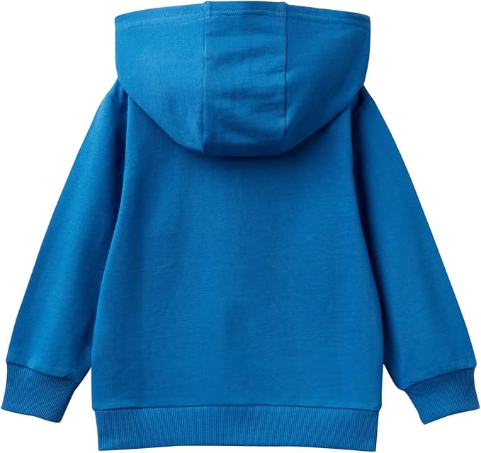 United Colors Of Benetton Felpa Con Cappuccio E Zip Per Bambine E Ragazze – Con Paillettes E Ricami, Regular Fit