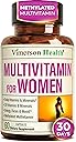 Methylated Multivitamin for Women w/Bioavailable Vitamins, Chelated Minerals, Vitamin D, B12, C, A & Zinc for Energy, Focus and Immune Health – Premium Womens Multivitamins & Multiminerals – 60 Caps