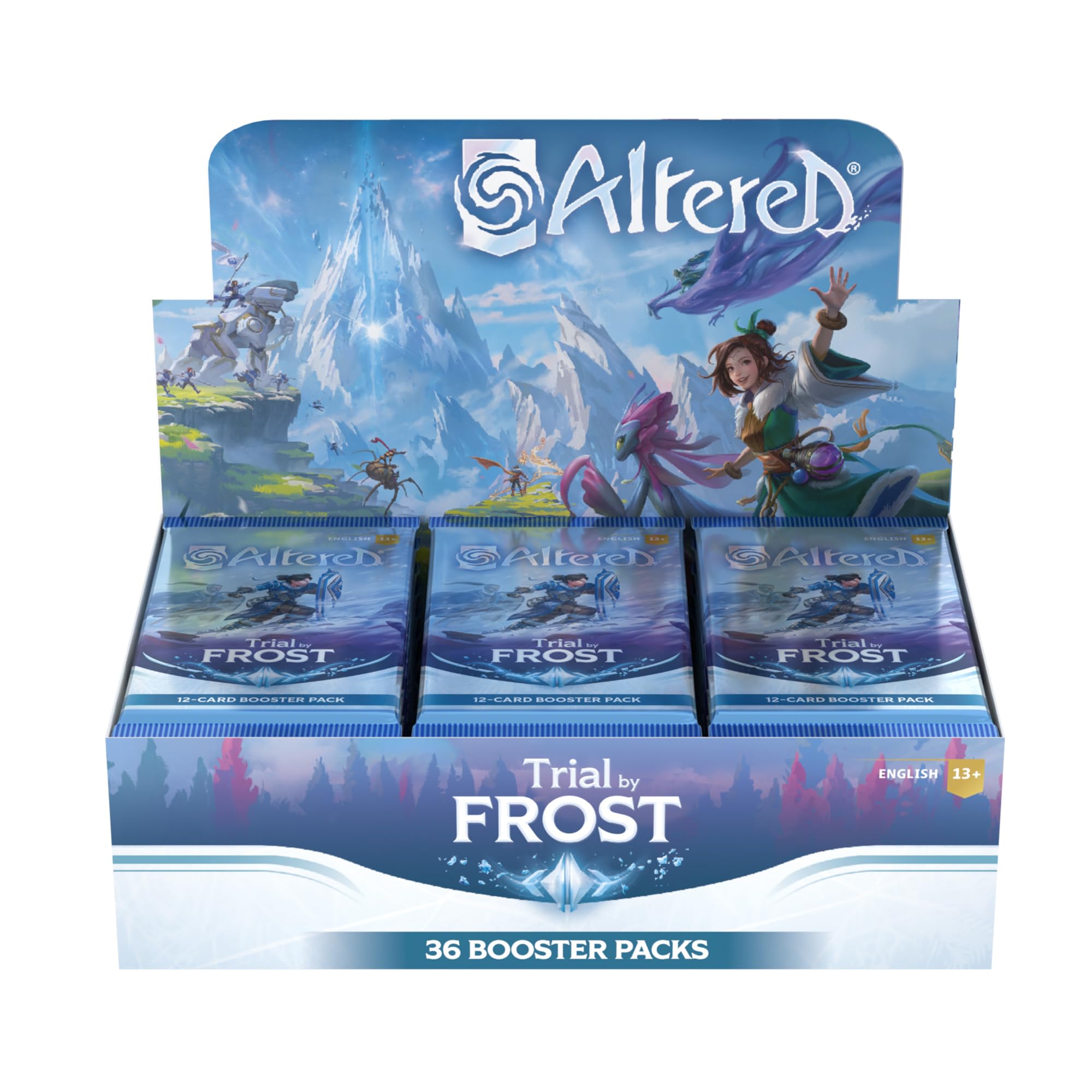 Equinox | Altered: Trial by Frost Booster |Caja de 36 Sobres | Juego de Cartas Coleccionable Estratégico | A Partir de 13 Años | para 2 Jugadores | 30 Minutos por Partida | Inglés
