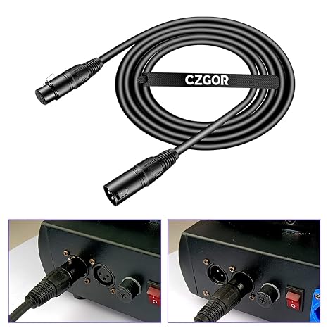 DMX Cable 10ft 8 Pack & DMX Cable 6.5 ft 10 Pack