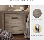 Signature Design by Ashley Culverbach Nightstand - Contemporary Style - Gray