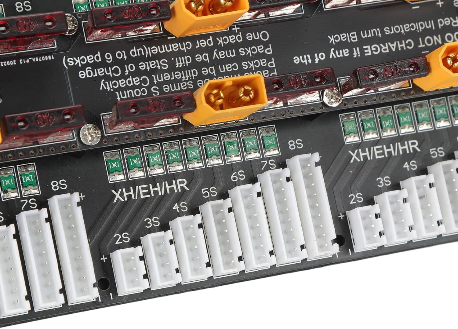 Battery Chargers XT60 Parallel Charging Board, 2‑8S Batteries Battery Charger Boards for PL8