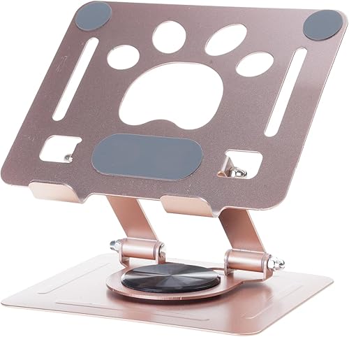 Laptop Bracket Tablets Bracket Multifunctional Desktop Lazy Bracket 360 Degree Rotation Foldable Stand