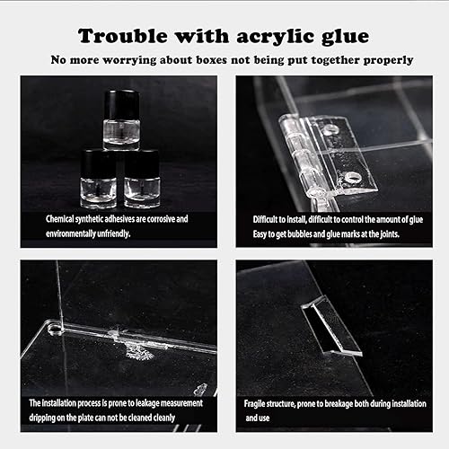 Miniatura 7 de Vitrina de acrílico para Lego 21051 Tokyo Skyline, a prueba de polvo transparente vitrina (juego no incluido) (0.079 in)