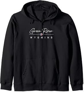 Green River, Wyoming Zip Hoodie