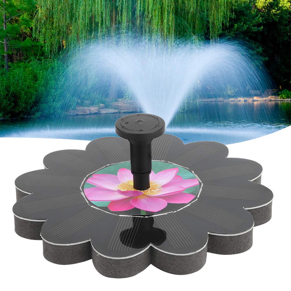 Fontaine Solaire Pompe 25W Solaire Flottant Fontaine Pompe de Fontaine