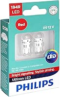 Vista 3 de Philips Automotive Lighting Bombilla LED Ultinon 194RLED (rojo), 2 unidades (paquete de 1)