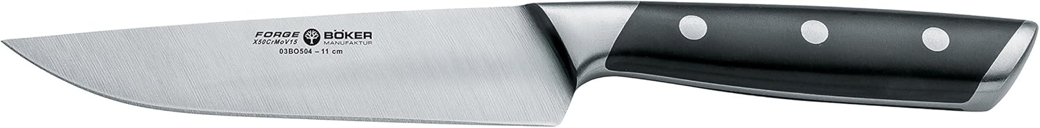 Boker Forge Utility Knife with 4 3/8 in. Blade, Black