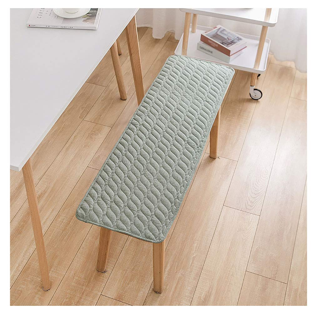 Coussin de balancelle extérieur antidérapant vert matelas de banc de jardin 200x40
