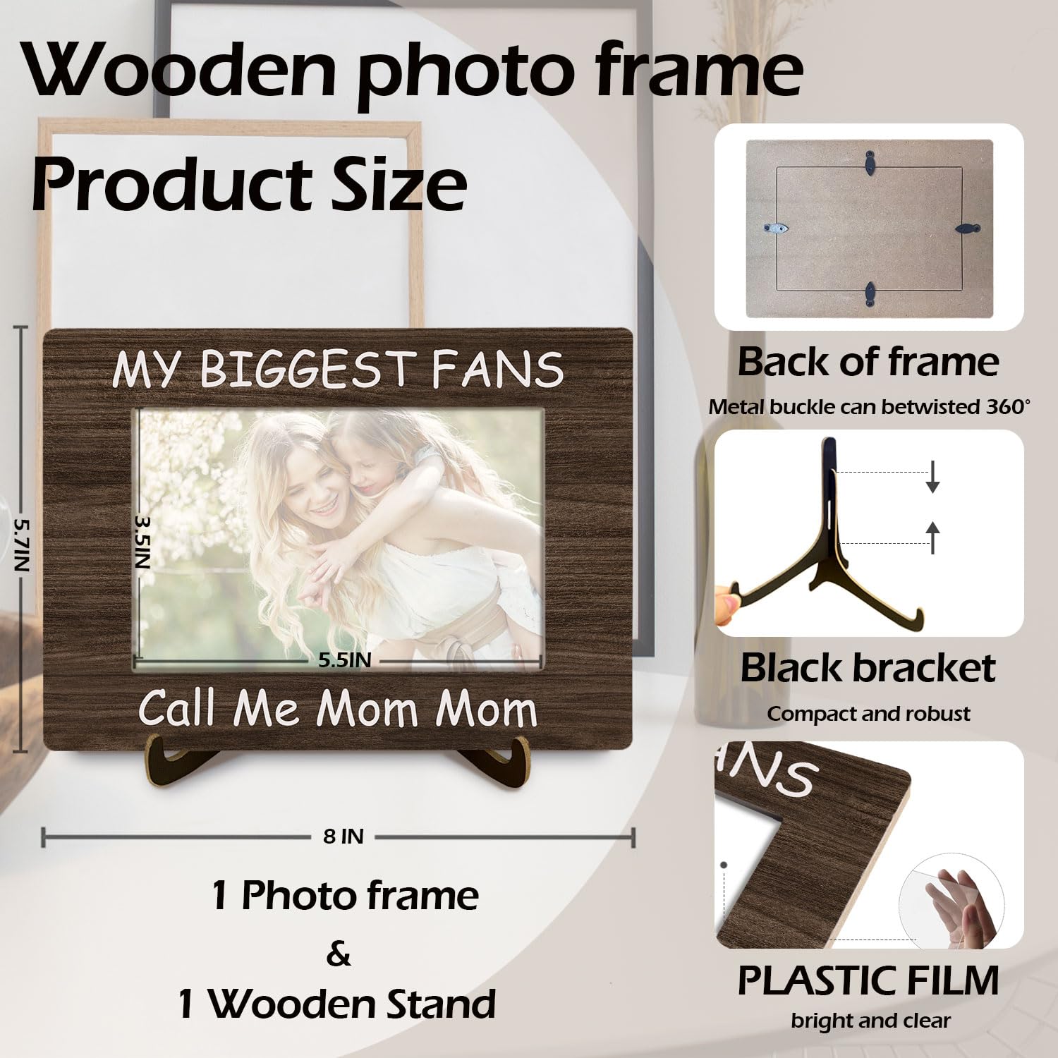 Mom Mother Picture Frame 4x6,Call Your Mom Photo Frame,Mommom Gifts,Mother To Moms Gift,Gifts From Daughter Son
