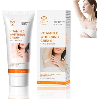 60 g Whitening Cream for Armpits Moisturising & Skin-friendly Against Pigment Spots Melanin for Neck Knee Elbow Thighs Women and Men Body Cream Anti Pigment Spots