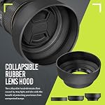 Ultra Deluxe Lens Kit for Canon Rebel T3, T5, T5i, T6, T6i, T7, T7i, EOS 80D, EOS 77D Cameras with Canon EF-S 18-55mm is II Lens - Includes: 7pc 58mm Filter Set + 58mm Wide Angle and Telephoto Lens