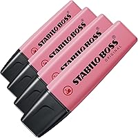 Vista 14 de STABILO Boss Original - Marcador de Resaltar Pastel, Rosa Flor de Cerezo, 5mm, 70/150