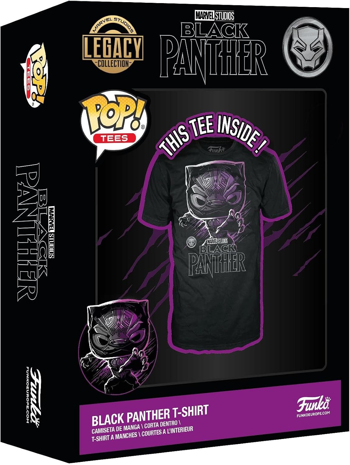 Funko Boxed Tee: Marvel - Black Panther