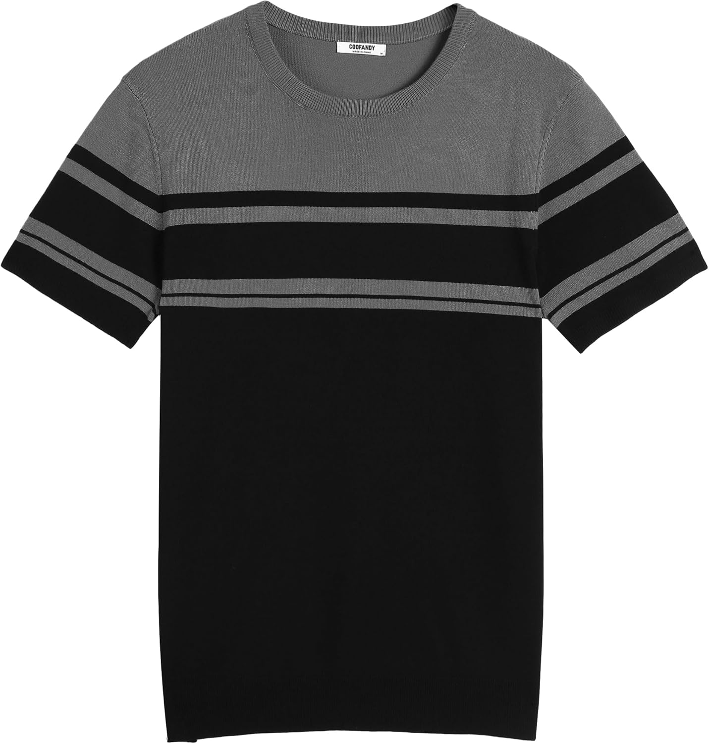COOFANDY Men's Casual T-Shirts Short Sleeve Crewneck Pullover Classic Knit Tee Shirts - Image 8