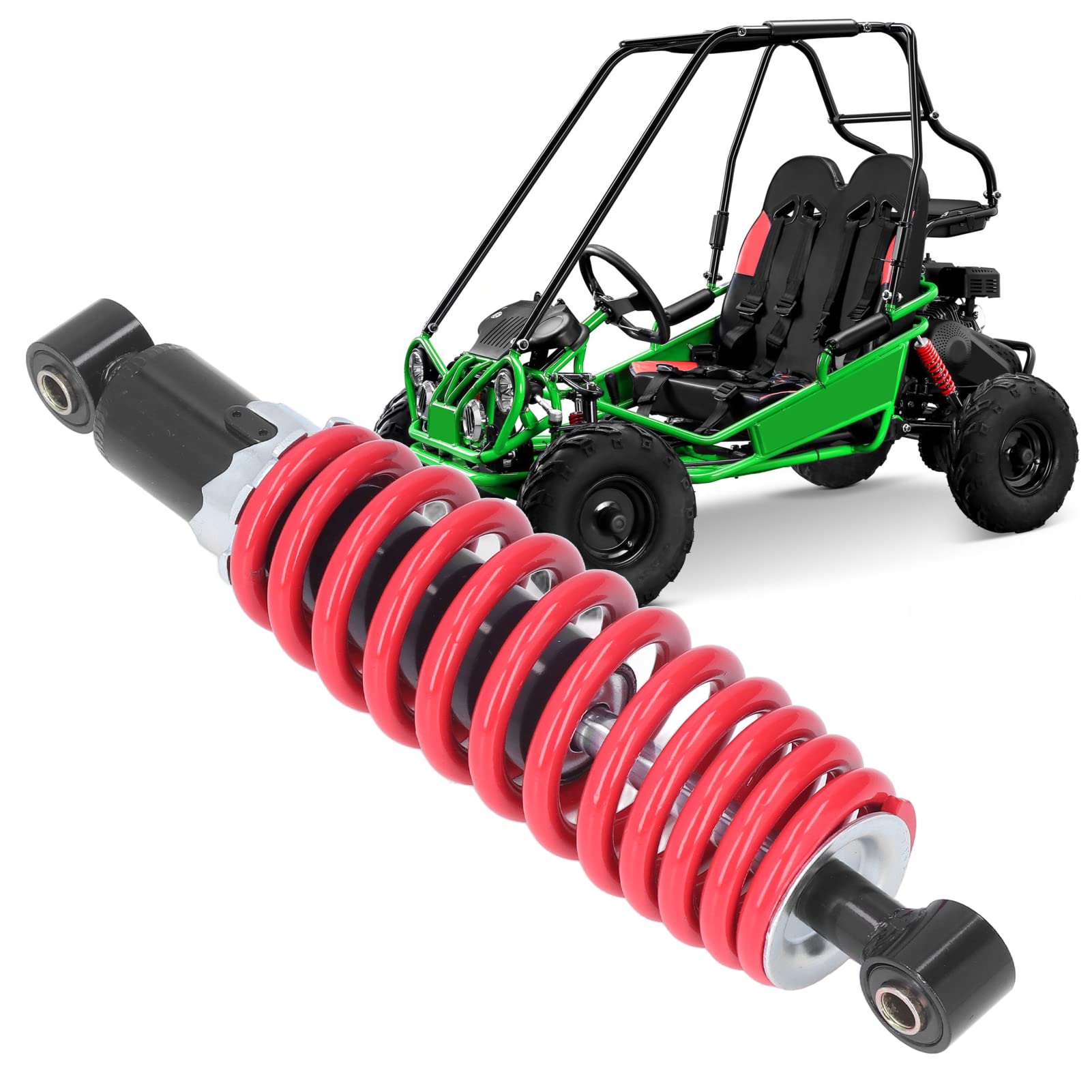 Amortyzator motocyklowy 305 mm, 5-biegowy amortyzator sprężynowy z regulacją prędkości do motocykla terenowego ATV 50cc-125cc