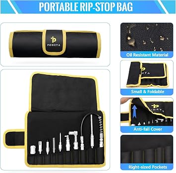 9 PCS Grease Gun Couplers, Quick Connect Greasing Accessory Kit