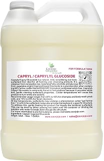 Dr Joe Lab Capryl Glucoside Liquid Surfactant - Caprylyl Natural, Plant Derived - DIY Skin Care - Shower Gels, Foaming, Body Soap, Shampoos Baby Products Face Cleansers - COCOJOJO (128 oz)
