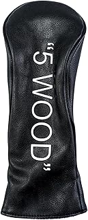 ゴルフクラブカバー – プレミアムレザードライバーヘッドカバー、フェアウェイウッド、3ウッド、ハイブリッド、マレットブレードパターヘッドカバーに適合