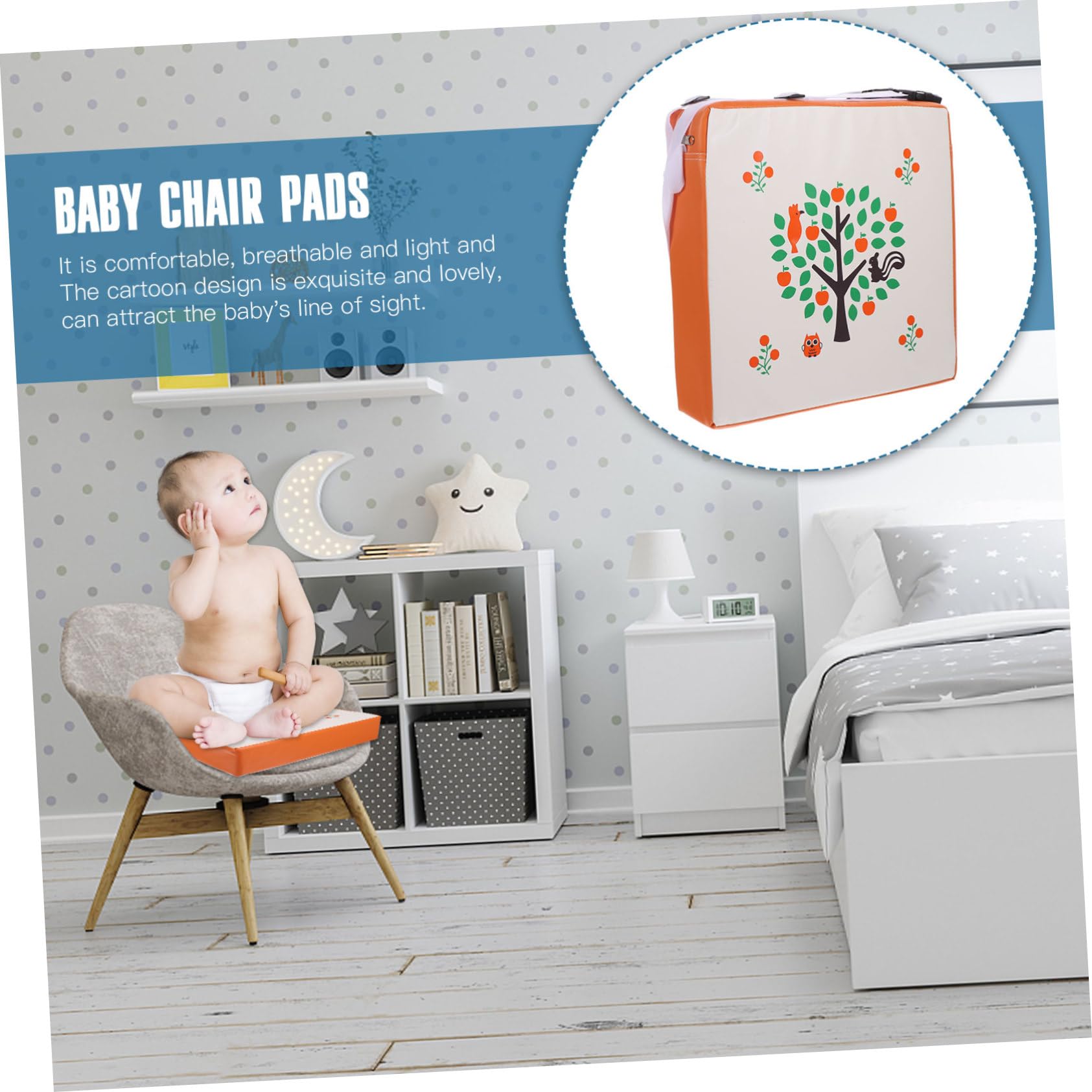 Toyvian Portable 1 Pc Almohadilla De Refuerzo Cojín De Aumento De Viaje Trona Para Bebe De Refuerzo Almohadilla De Para Niños Pequeños Silla Niño Pequeño Levantar Almohadilla