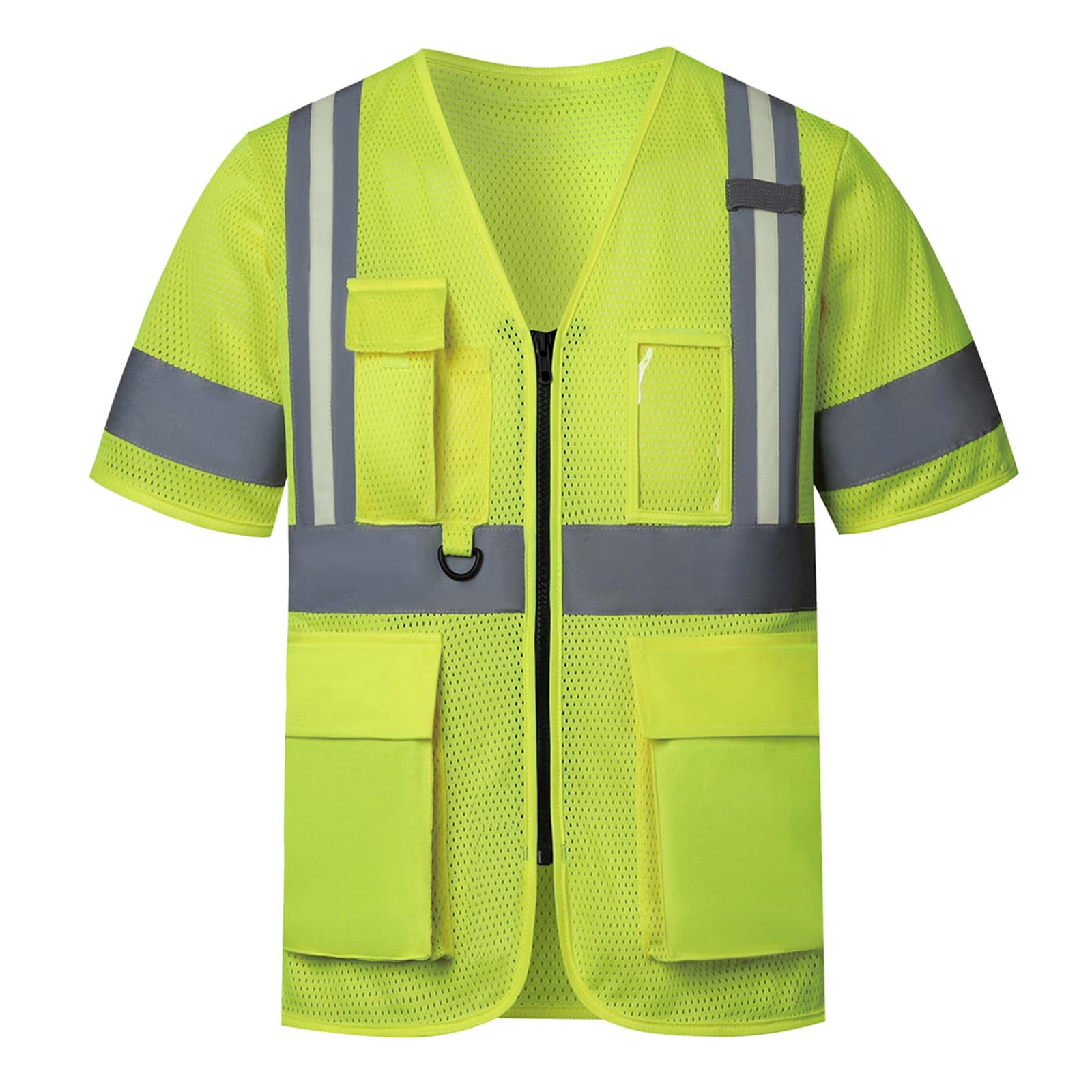 A-SAFETY Pink Safety Vests for Women,Working Safety Vest with Reflective Strips,Medium — view 87
