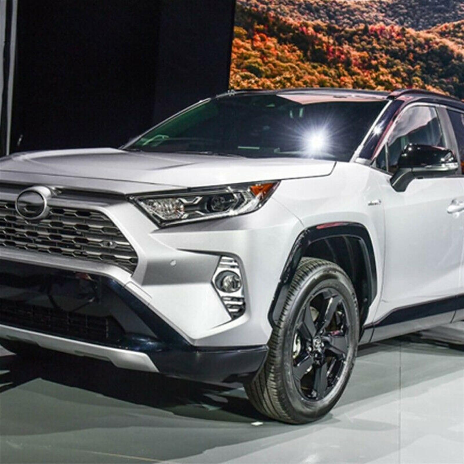 Dla TOYOTY, dla RAV4, 2019 2020, ABS Chrome Przednia osłona
