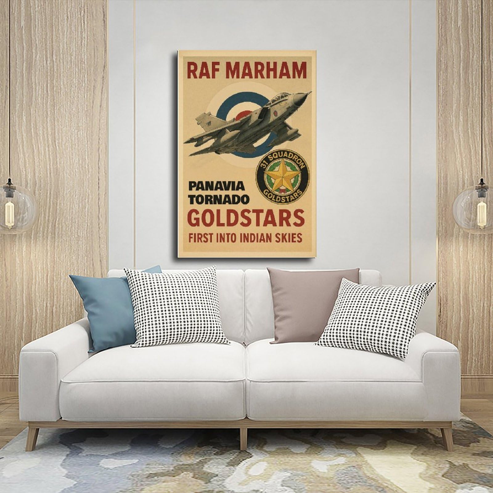 Goldstars Poster su tela per soggiorno decorazione regalo