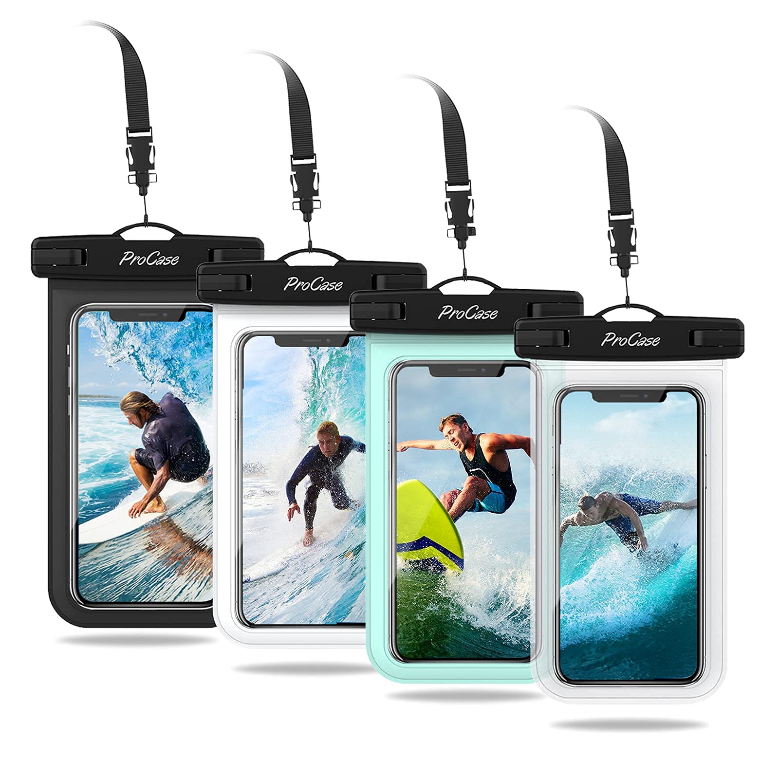 Waterproof Phone Pouch Dry Bag Compatible for Smartphone - Pattern B
