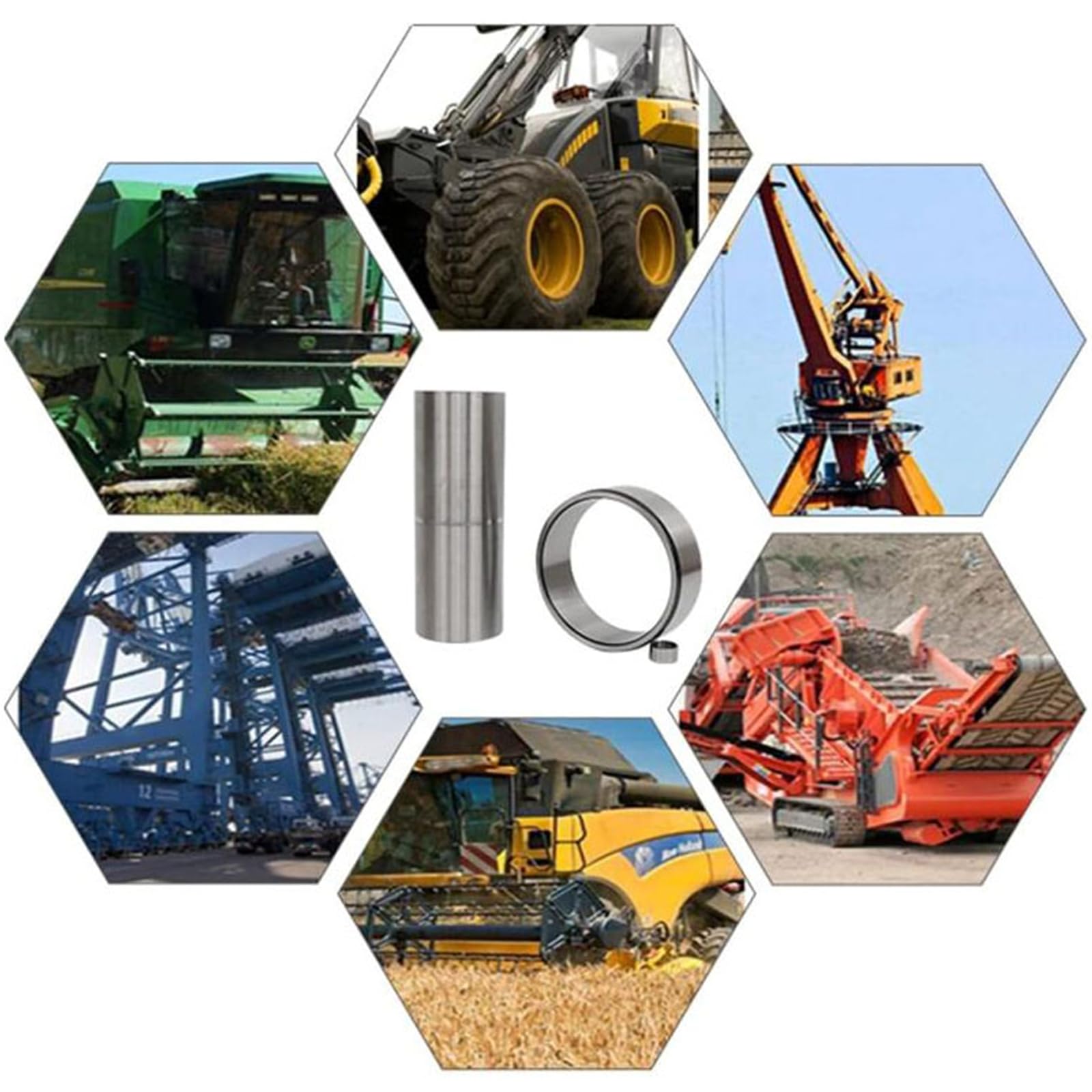 1 Casquillos de Acero Para Ejes 75x90x58 mm – Alta Precisión y Resistencia al Desgaste, Para Maquinaria, Reparaciones y Bricolaje