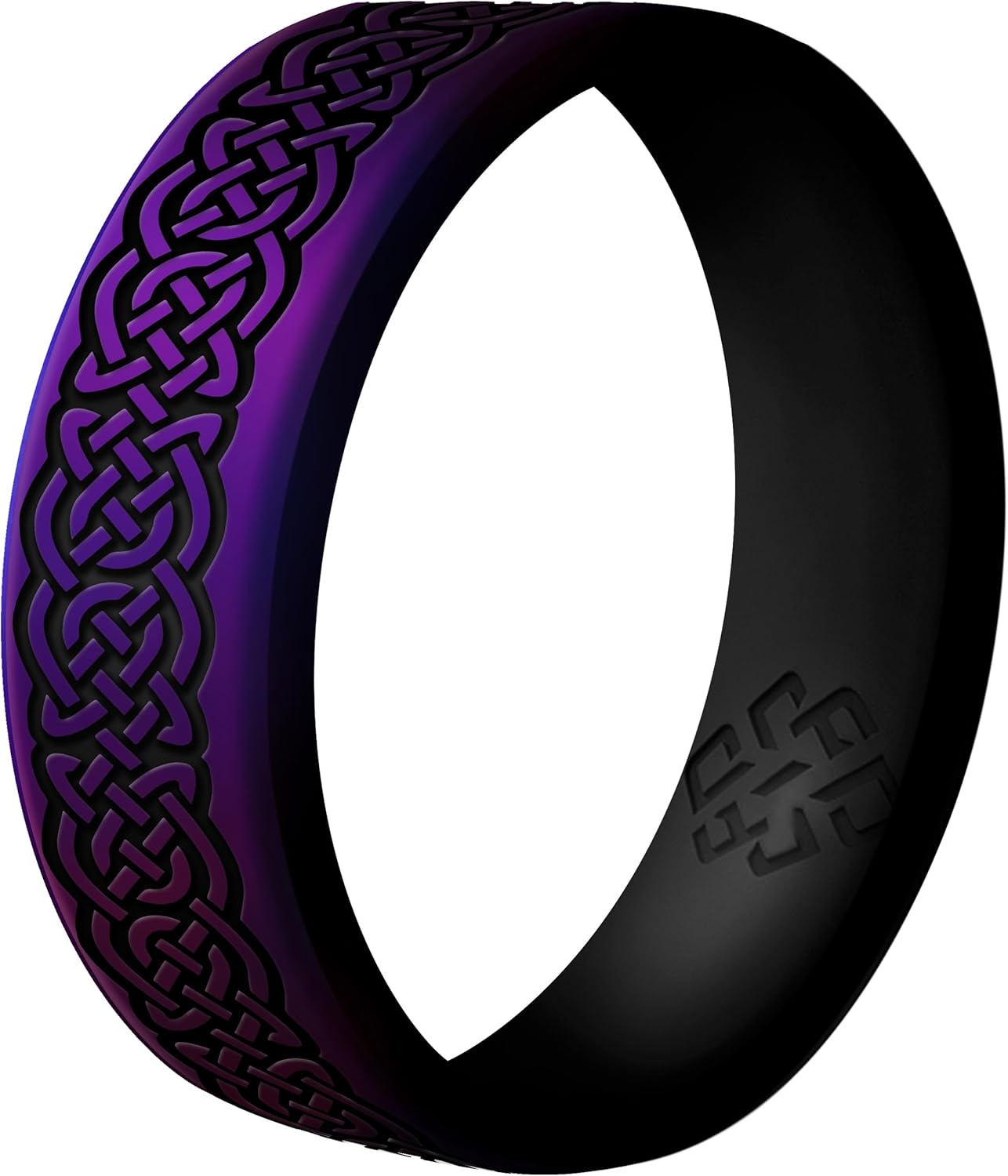 Knot Theory Celtic Butterfly Sailor Infinity Silicone Ring for Men Women - Breathable Dual Layer Comfort Fit 6mm Bandwidth