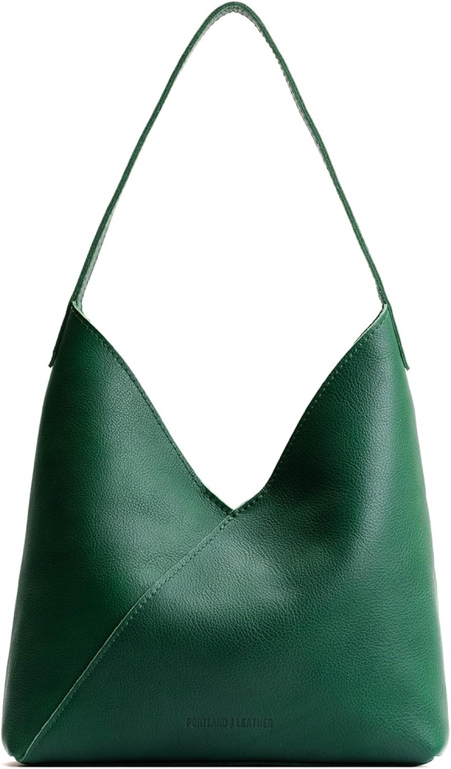 Portland Leather Goods Naomi Shoulder Bag – Handmade Slouchy Bag with Adjustable Crossbody Strap & Secure Magnetic Closure