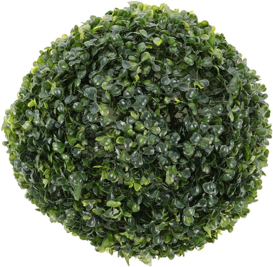 TIDTALEO Artificial Imitation Grass Ball Hanging Plant Ball Decor for Home Mall Hotel Weather-Resistant Faux Grass Sphere with Vibrant Color for Ceiling Wall Tree Suspension