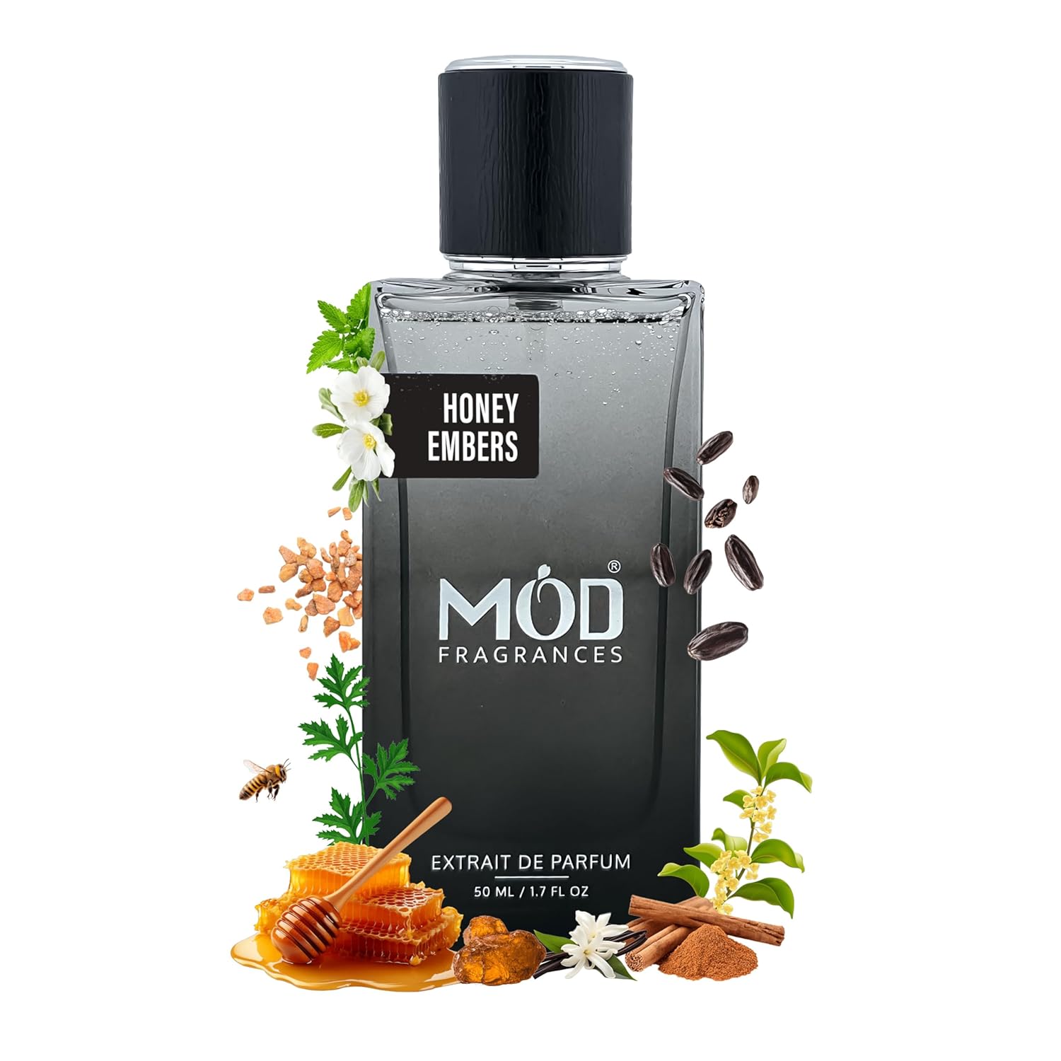Mod Fragrances Honey Embers Perfume For Women and Men Inspired By PDM Oajan Designer Perfume Long Lasting Amber Unisex Fragrance Extrait De Parfum 50ml